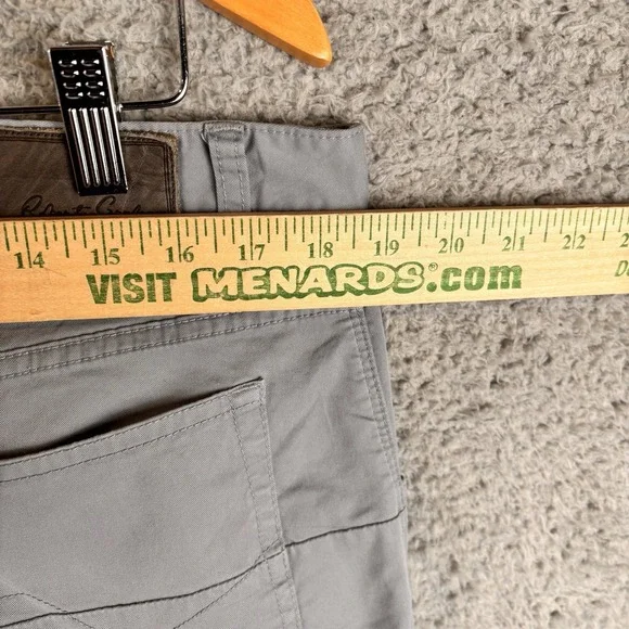 Robert Graham Pants Mens 38x29 Gray 5 Pocket Stretch Cotton Blend Stretch - Picture 3 of 8